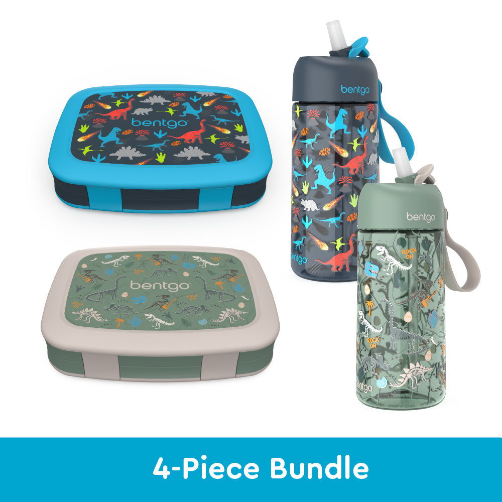 bentgo-kids-prints-lunch-boxes-and-water-bottles-r4 bentgo-lunch-box-bottle-bundle-dinsoaur-fossils-1.jpg